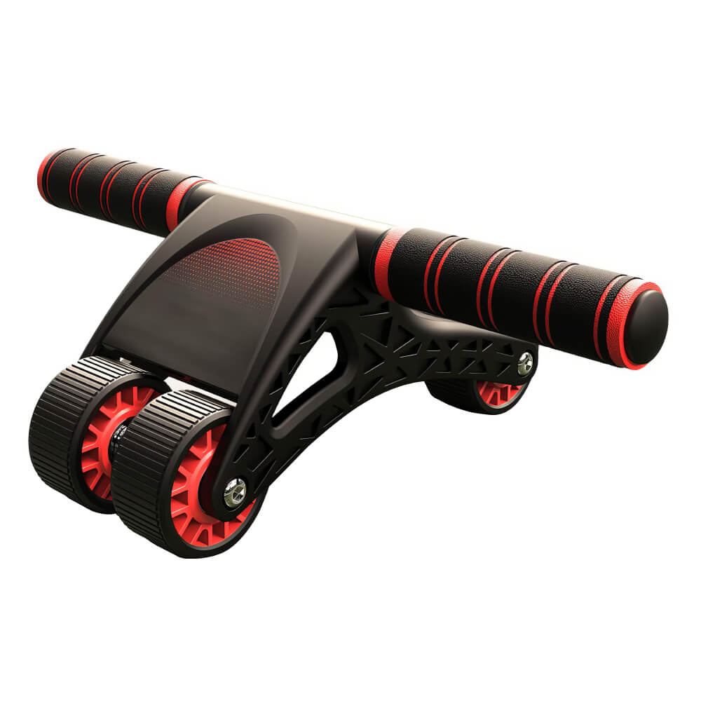 Ab Roller with Dual Wheels for Core Training with Knee Pad