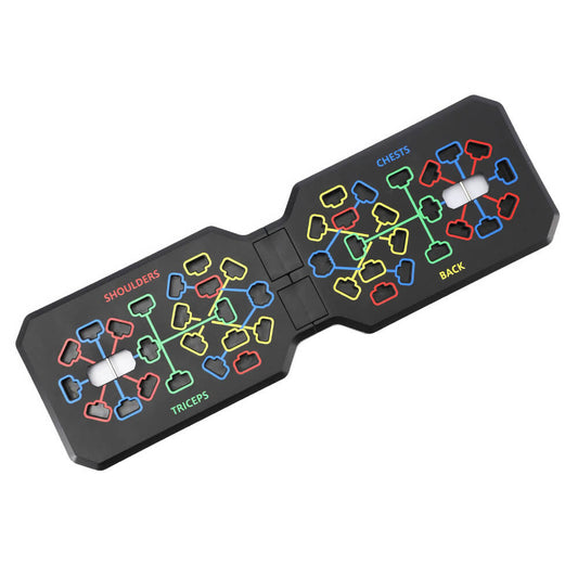 Push Up Training Board with Foam Handles for Strength Exercise